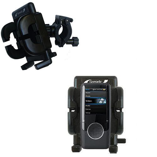 Handlebar Holder compatible with the Coby MP620 Video MP3 Player