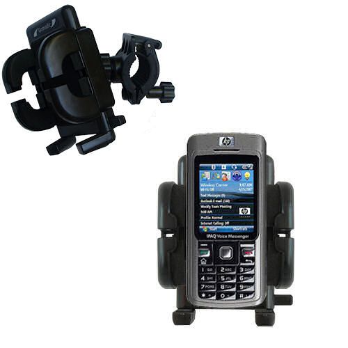 Handlebar Holder compatible with the HP iPAQ 500 Voice Messanger