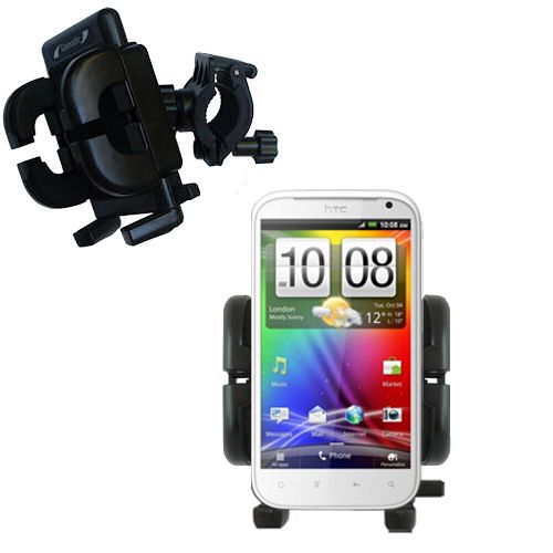Handlebar Holder compatible with the HTC Sensation XL