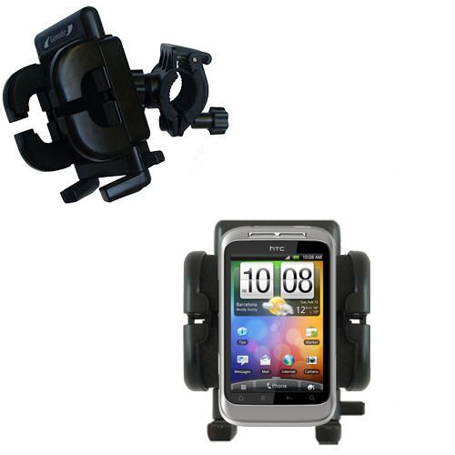 Handlebar Holder compatible with the HTC Wildfire S