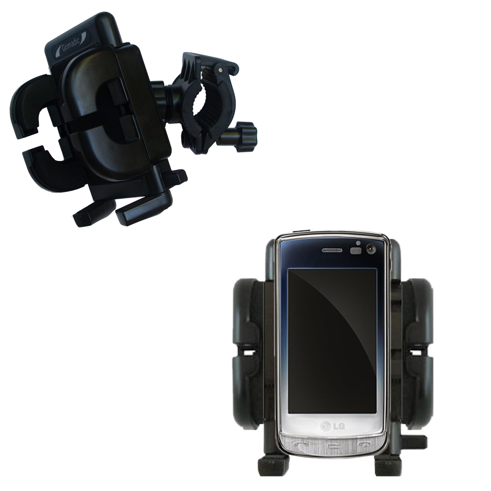 Handlebar Holder compatible with the LG GD900 Crystal