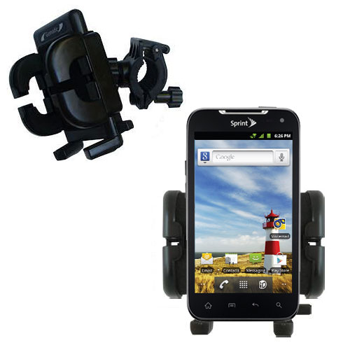 Handlebar Holder compatible with the LG Viper 4G / LS840