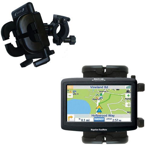 Handlebar Holder compatible with the Magellan Roadmate 1412