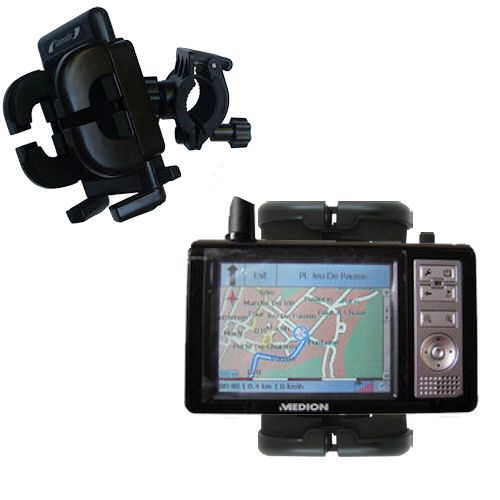 Handlebar Holder compatible with the Medion MDPNA 150