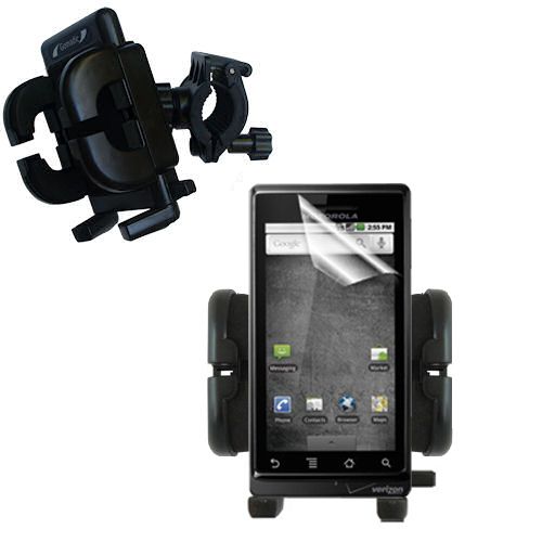 Handlebar Holder compatible with the Motorola DROID HD