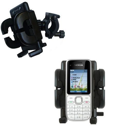 Handlebar Holder compatible with the Nokia C2-01