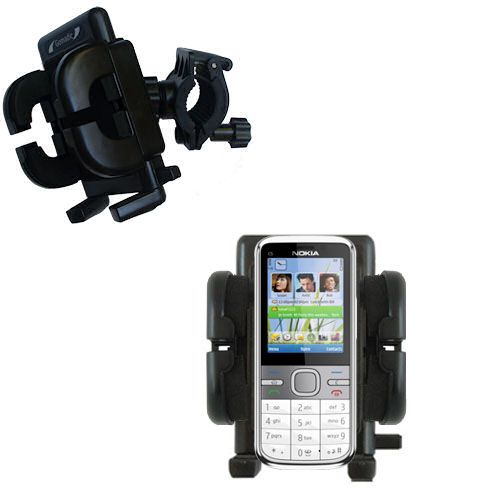 Handlebar Holder compatible with the Nokia C5 5MP