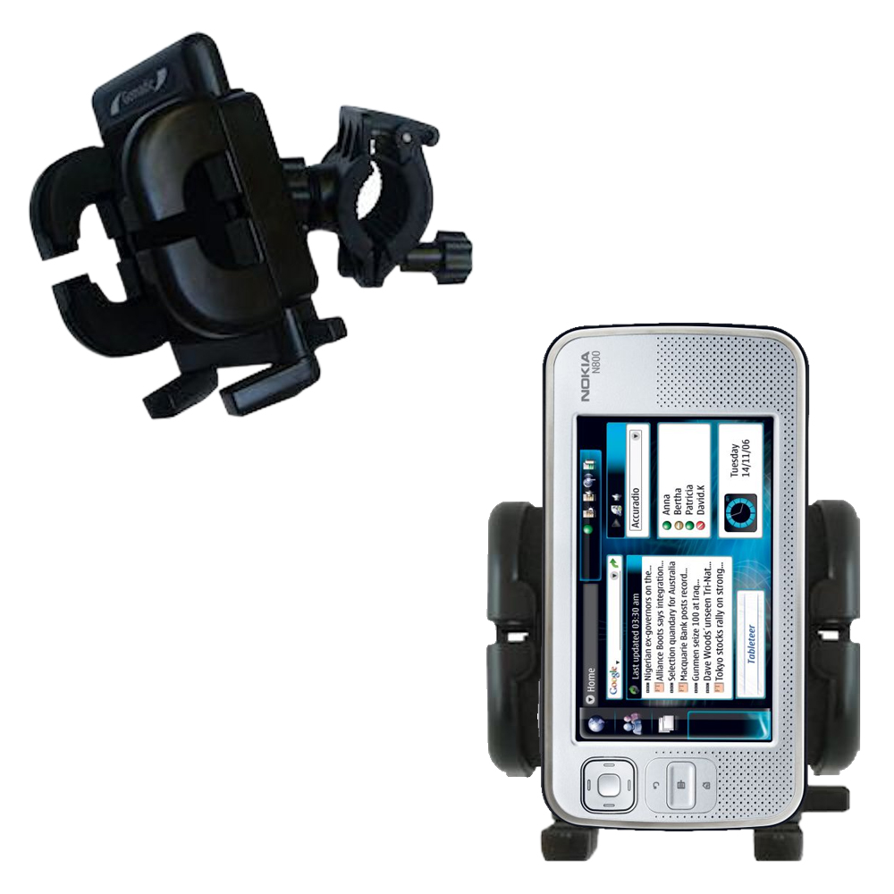 Handlebar Holder compatible with the Nokia N800 N810