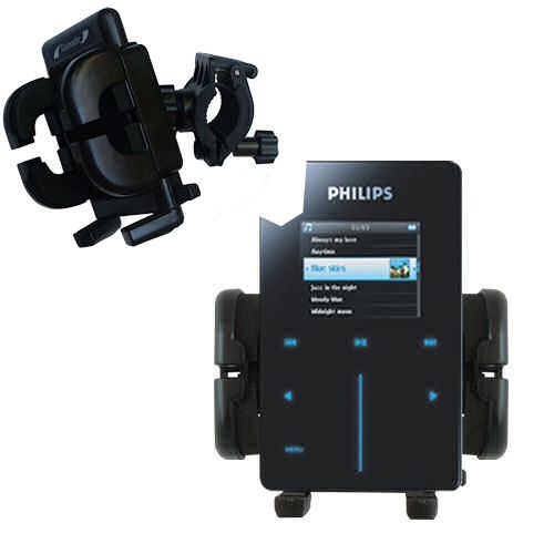 Handlebar Holder compatible with the Philips GoGear HDD6320