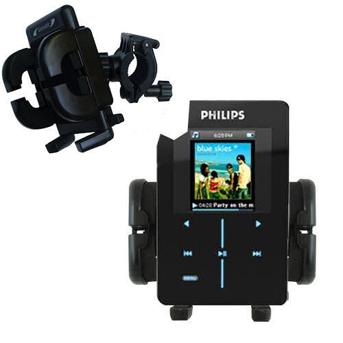 Handlebar Holder compatible with the Philips GoGear HDD1630/17