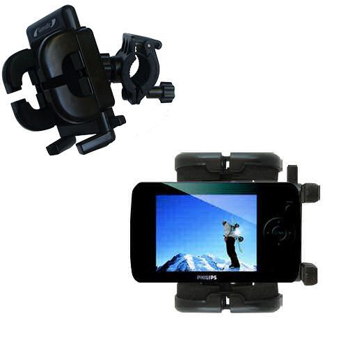 Handlebar Holder compatible with the Philips GoGear SA6125/37