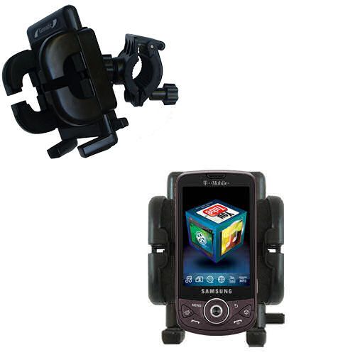 Handlebar Holder compatible with the Samsung Behold II (SGH-T939)