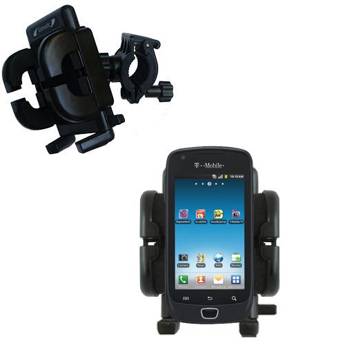 Handlebar Holder compatible with the Samsung Exhibit 4G