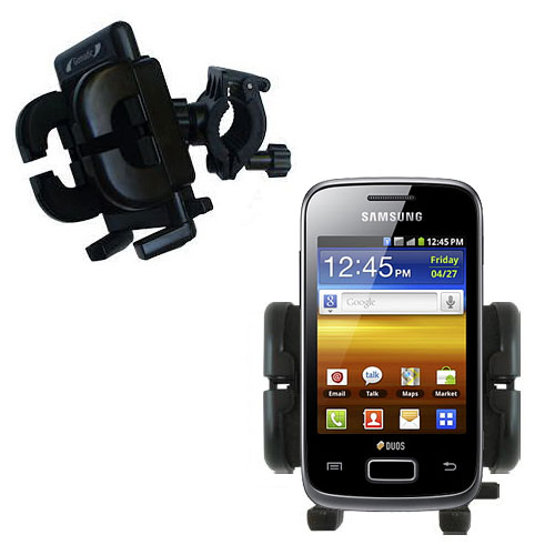 Handlebar Holder compatible with the Samsung Galaxy Y DUOS