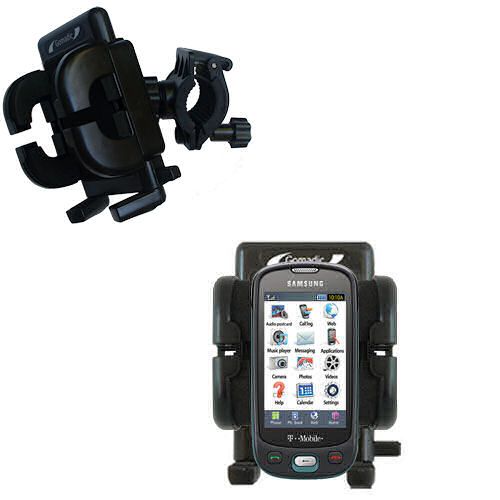 Handlebar Holder compatible with the Samsung Highlight SGH-T749