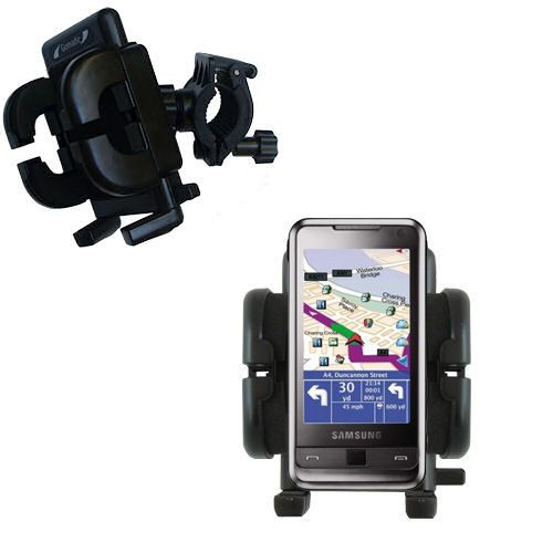 Handlebar Holder compatible with the Samsung Omnia