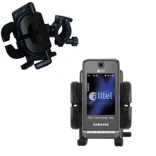 Handlebar Holder compatible with the Samsung SCH-R800 Delve