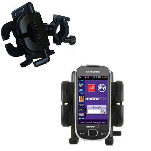 Handlebar Holder compatible with the Samsung SCH-R860 Caliber