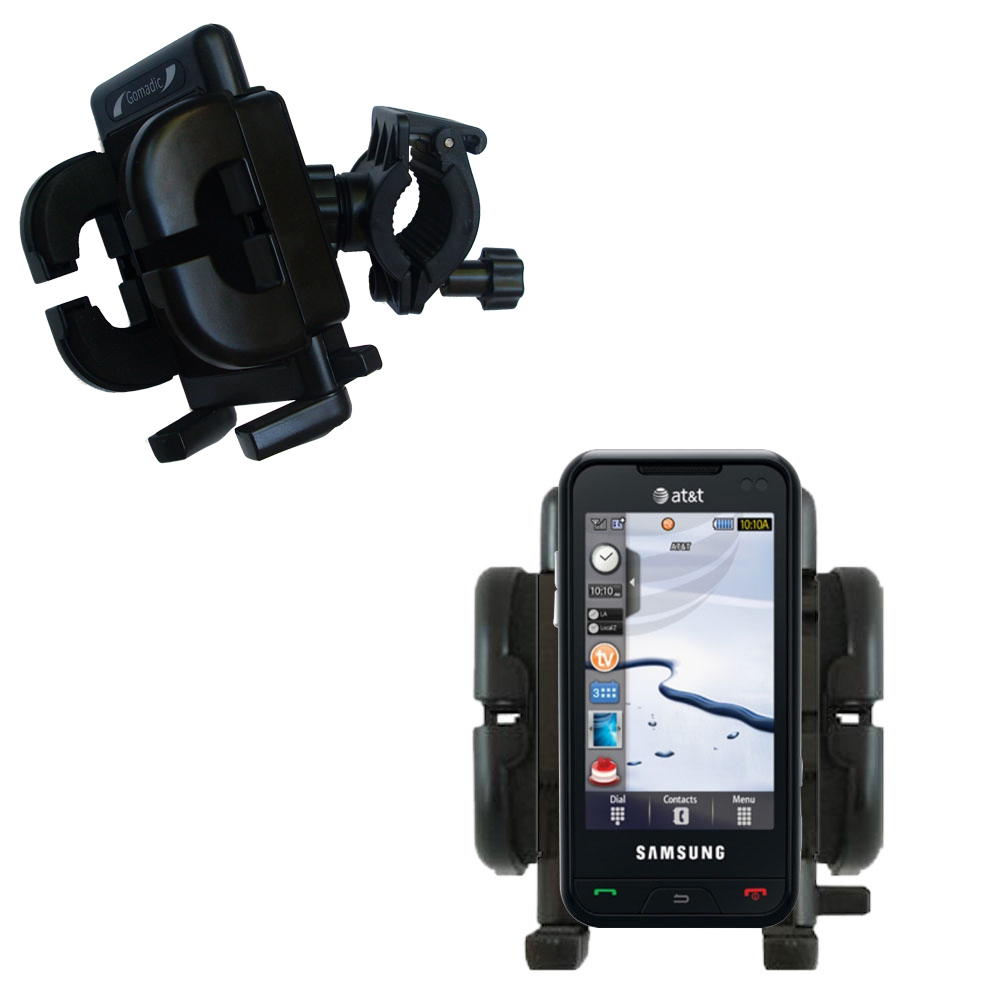 Handlebar Holder compatible with the Samsung SGH-A867 Eternity