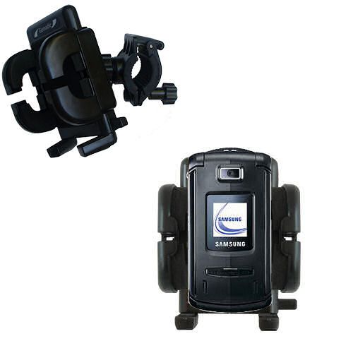 Handlebar Holder compatible with the Samsung SGH-Z540