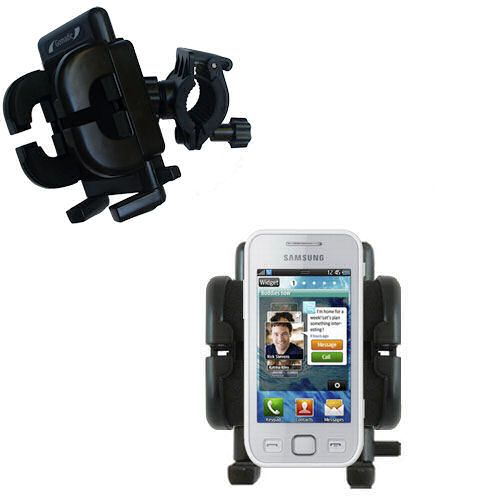 Handlebar Holder compatible with the Samsung Wave 575