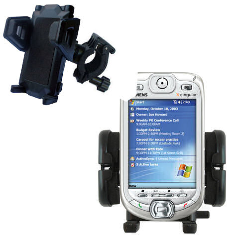 Handlebar Holder compatible with the Siemens SX66 Pocket PC Phone