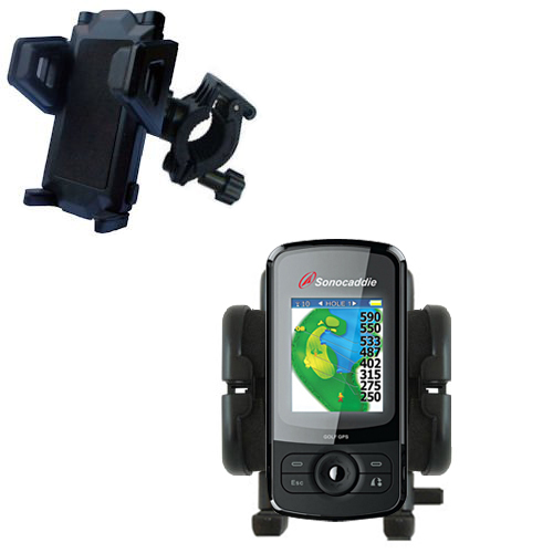 Handlebar Holder compatible with the Sonocaddie v300 Plus GPS