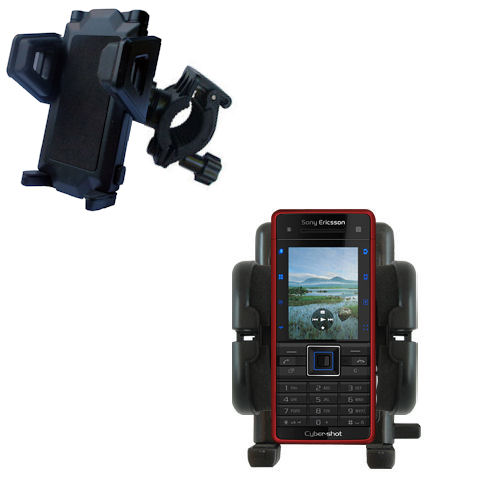 Handlebar Holder compatible with the Sony Ericsson C902
