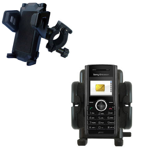 Handlebar Holder compatible with the Sony Ericsson J110a