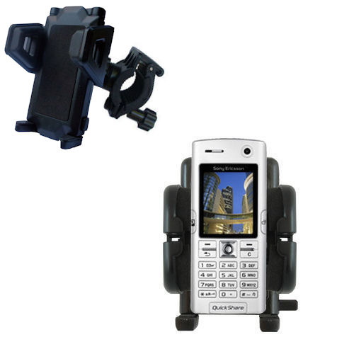 Handlebar Holder compatible with the Sony Ericsson K608