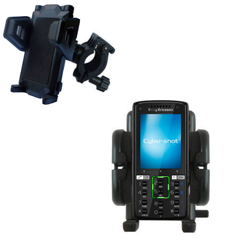 Handlebar Holder compatible with the Sony Ericsson K858c