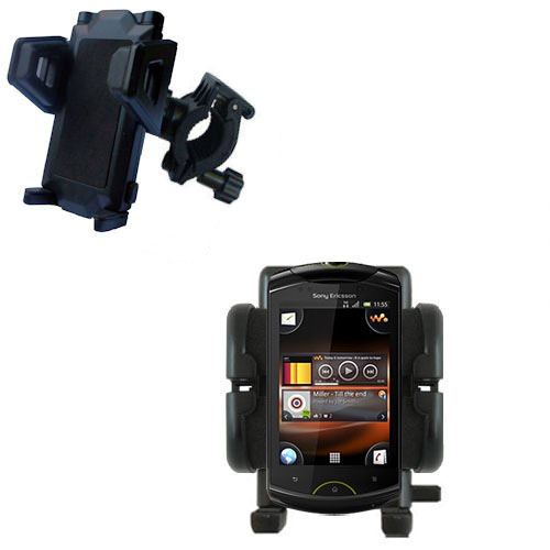 Handlebar Holder compatible with the Sony Ericsson Live with Walkman