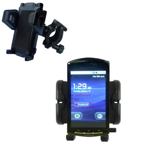 Handlebar Holder compatible with the Sony Ericsson LT15i