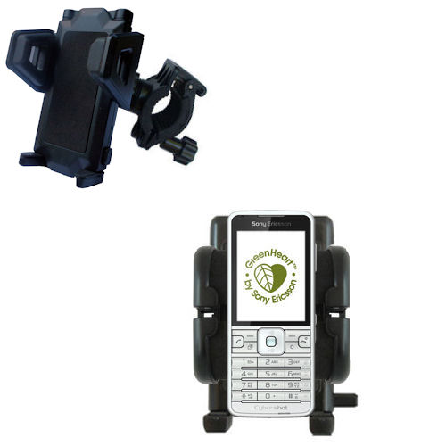Handlebar Holder compatible with the Sony Ericsson Naite A