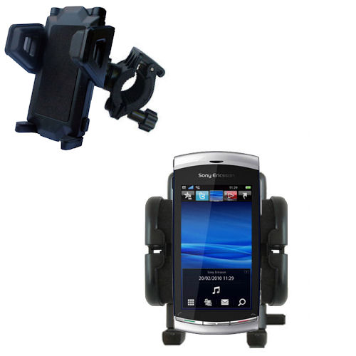 Handlebar Holder compatible with the Sony Ericsson Vivaz 2