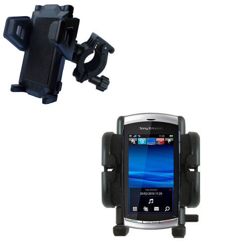 Handlebar Holder compatible with the Sony Ericsson Vivaz Pro a