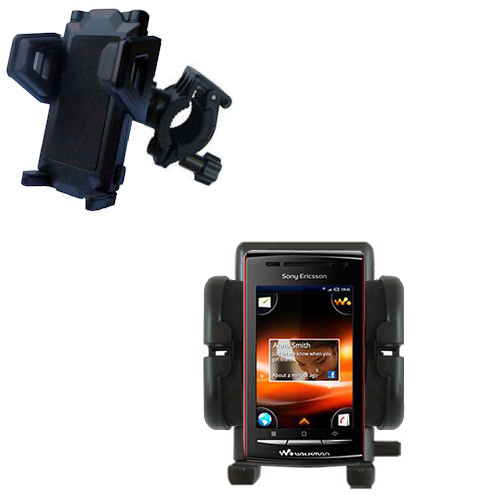 Handlebar Holder compatible with the Sony Ericsson W8 Walkman