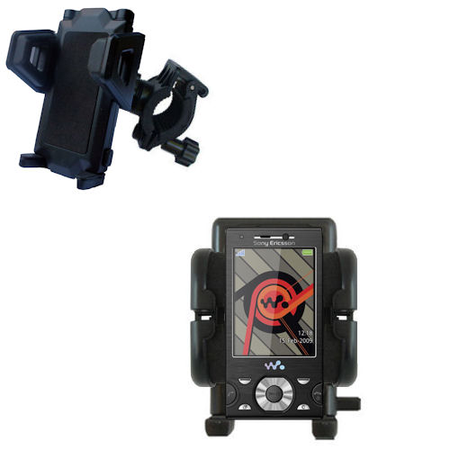 Handlebar Holder compatible with the Sony Ericsson W995 / W995a