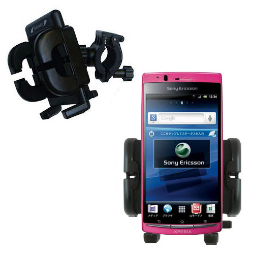 Handlebar Holder compatible with the Sony Ericsson Xperia Arc HD