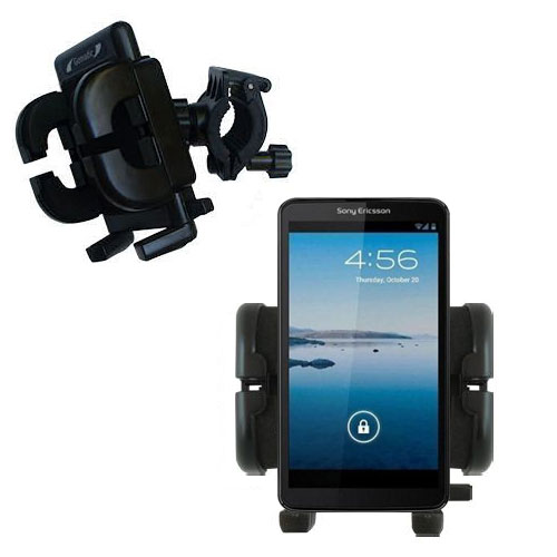 Handlebar Holder compatible with the Sony Ericsson Xperia P / LT22i