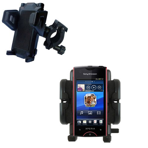 Handlebar Holder compatible with the Sony Ericsson Xperia ray