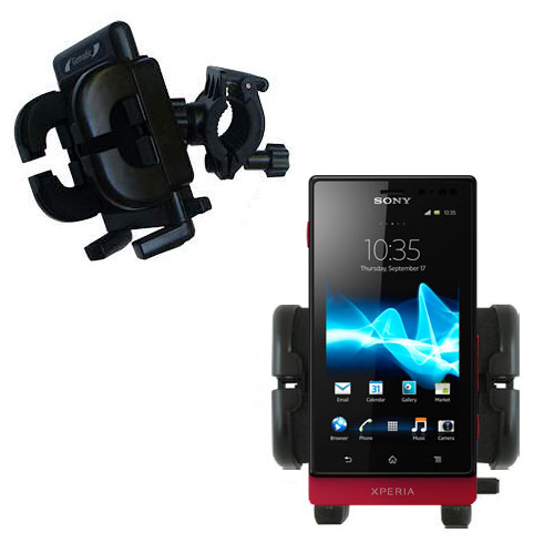 Handlebar Holder compatible with the Sony Ericsson Xperia Sola