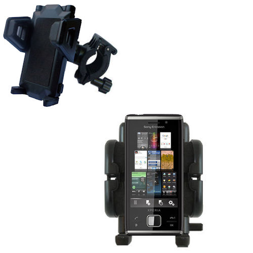 Handlebar Holder compatible with the Sony Ericsson XPERIA X2a