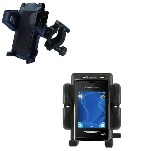 Handlebar Holder compatible with the Sony Ericsson Yendo Yendo A