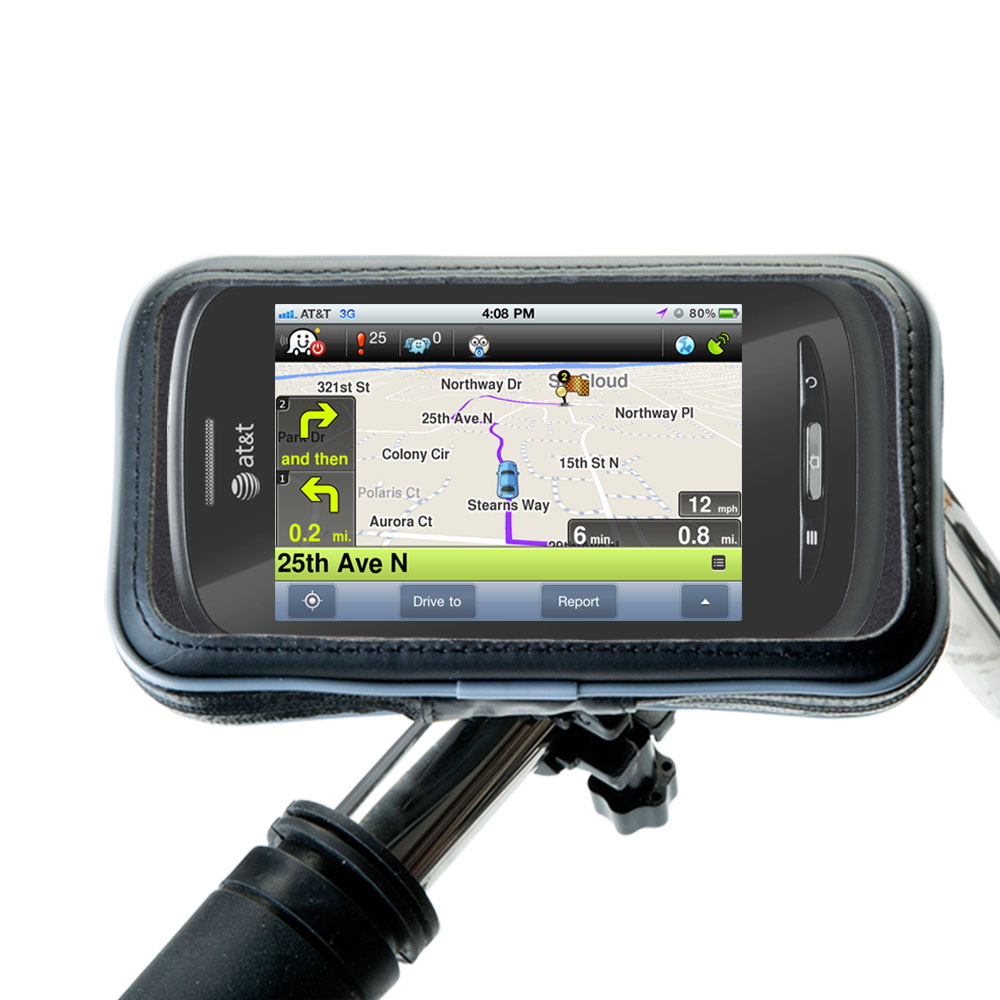 Weatherproof Handlebar Holder compatible with the AT&T Avail