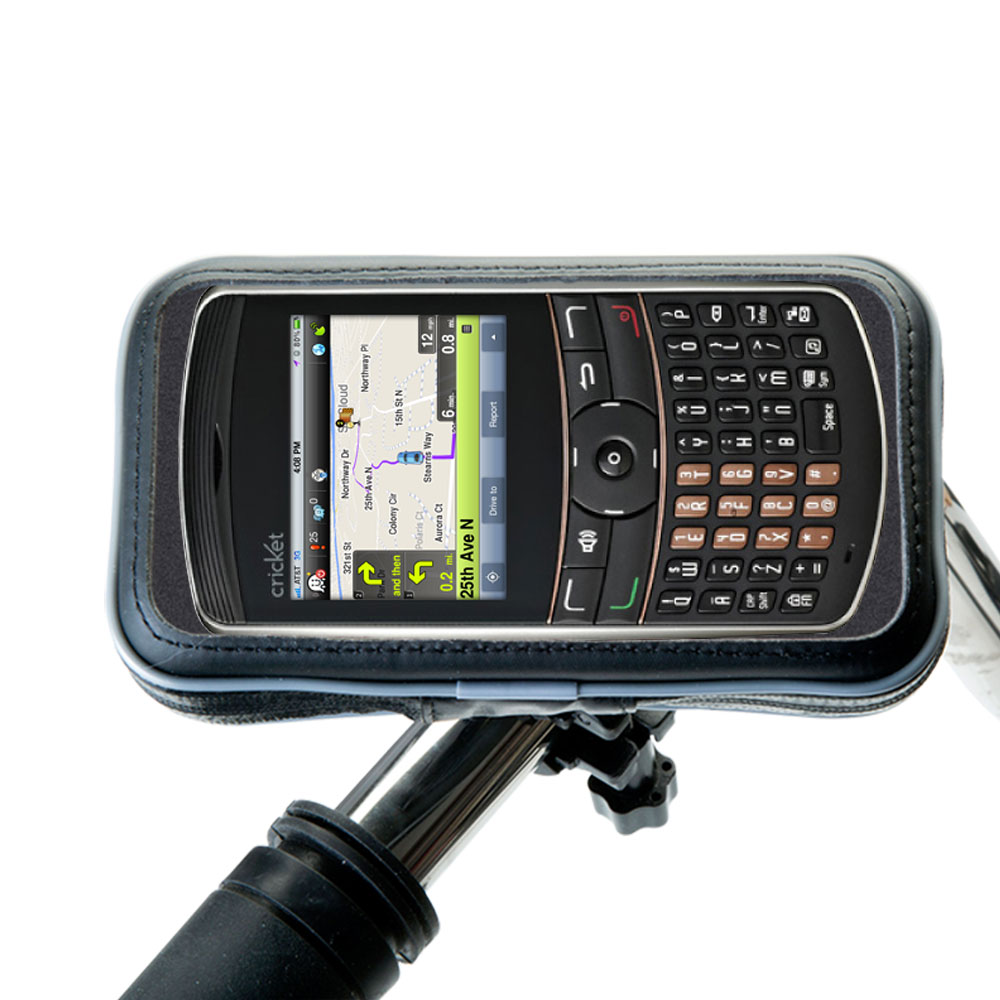 Weatherproof Handlebar Holder compatible with the Cricket TXTM8 3G