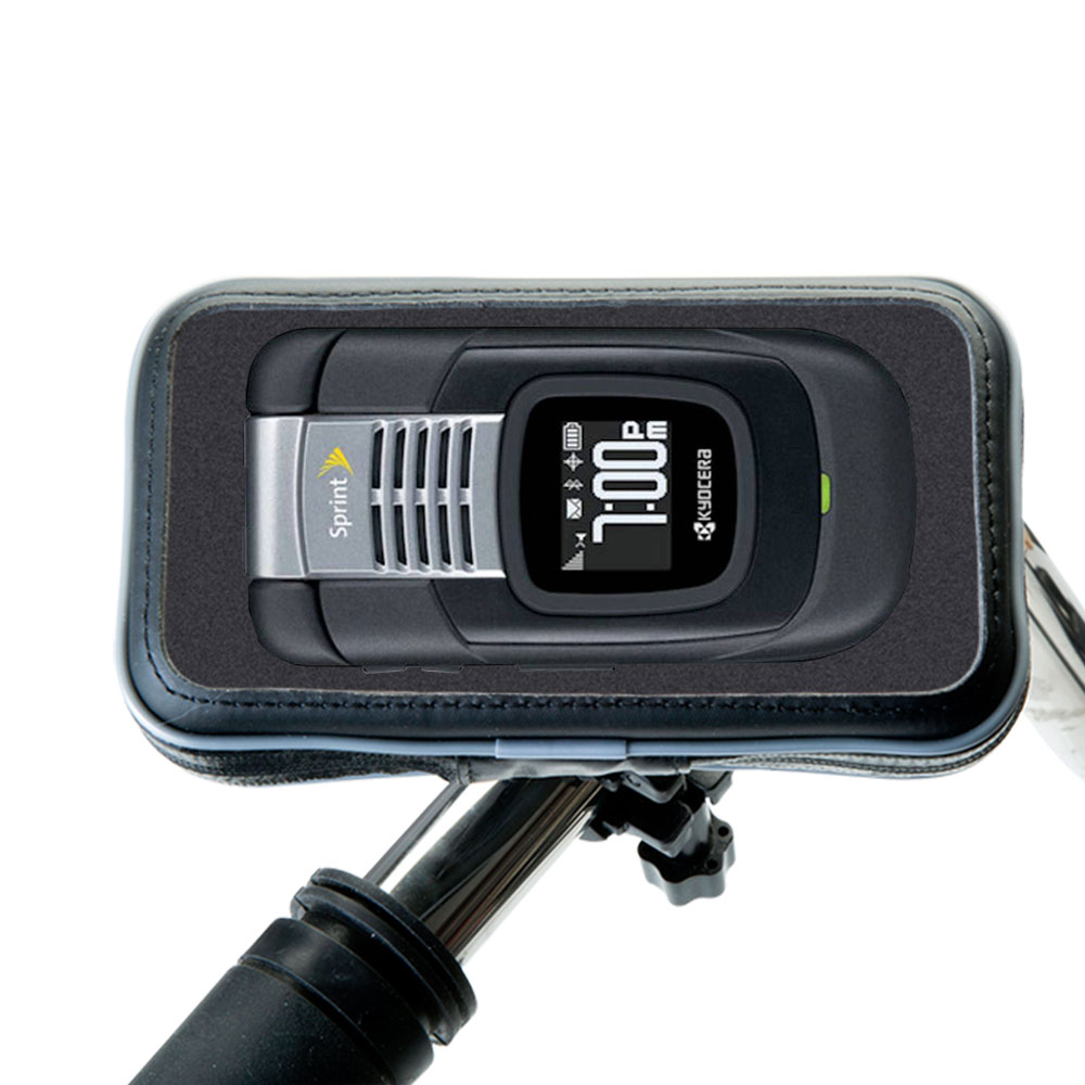 Weatherproof Handlebar Holder compatible with the Kyocera DuraCore