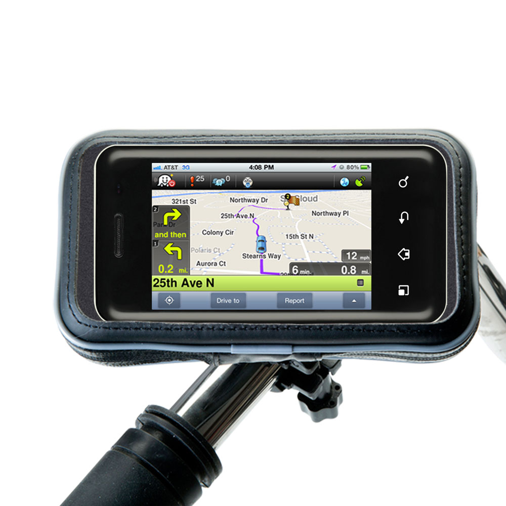 Weatherproof Handlebar Holder compatible with the LG E720