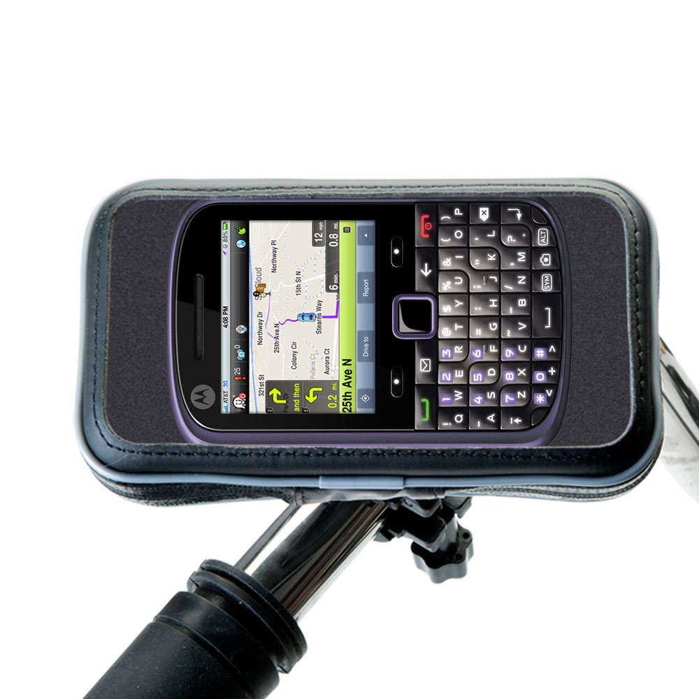 Weatherproof Handlebar Holder compatible with the Motorola Grasp