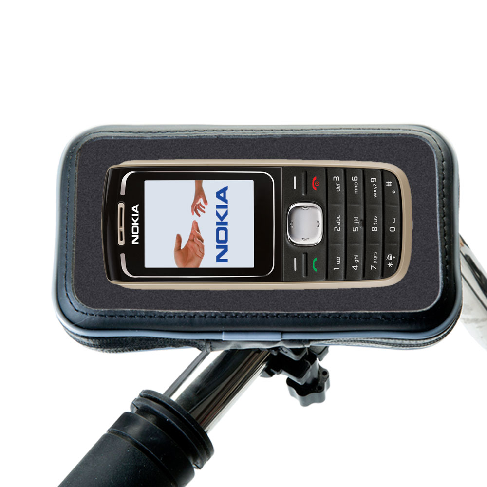 Weatherproof Handlebar Holder compatible with the Nokia 1650 1661 1680